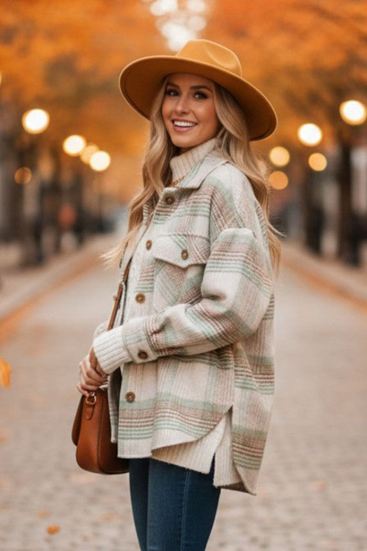 Hadley Plaid Shacket
