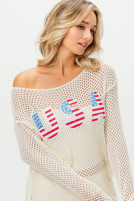 USA Knit Top