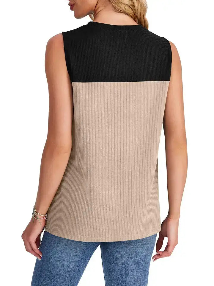 Sleeveless Knit Top