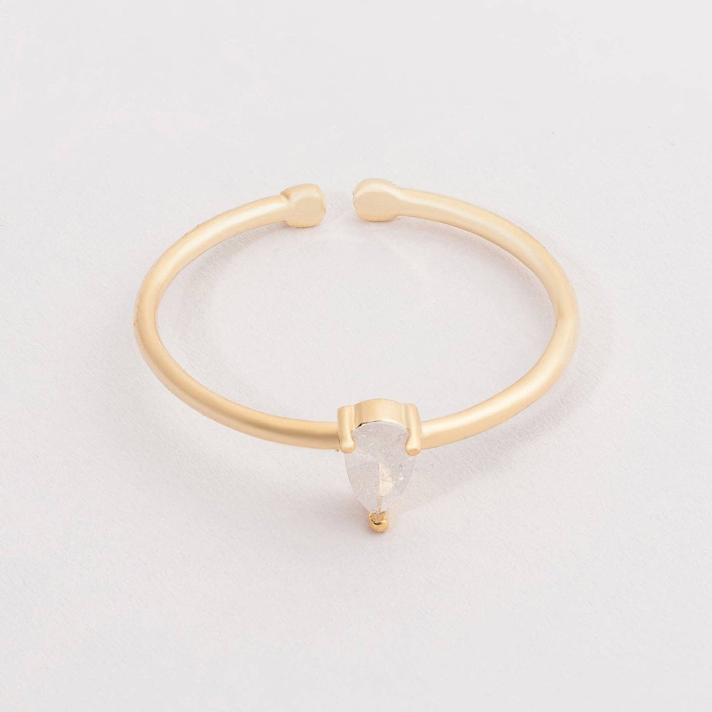 Frosted Glass Ring