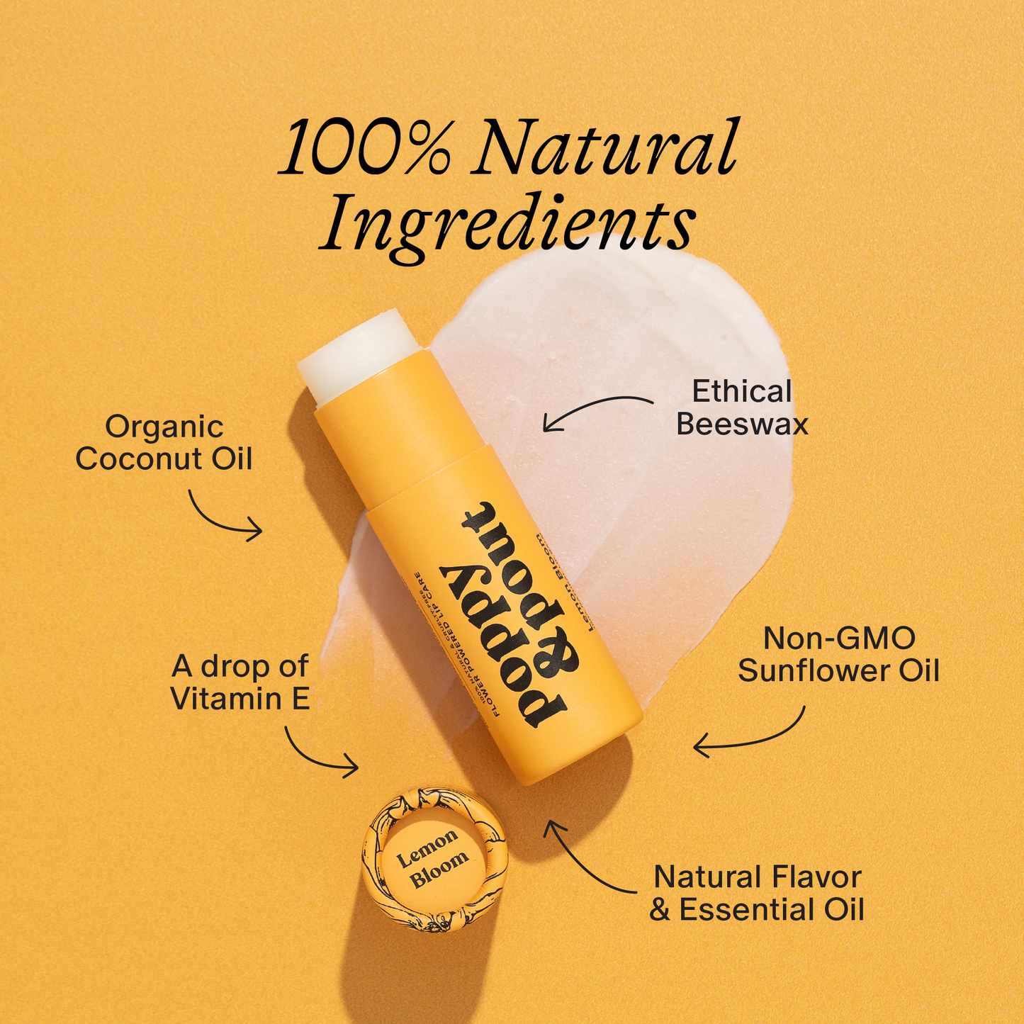 Lip Balm, Lemon Bloom