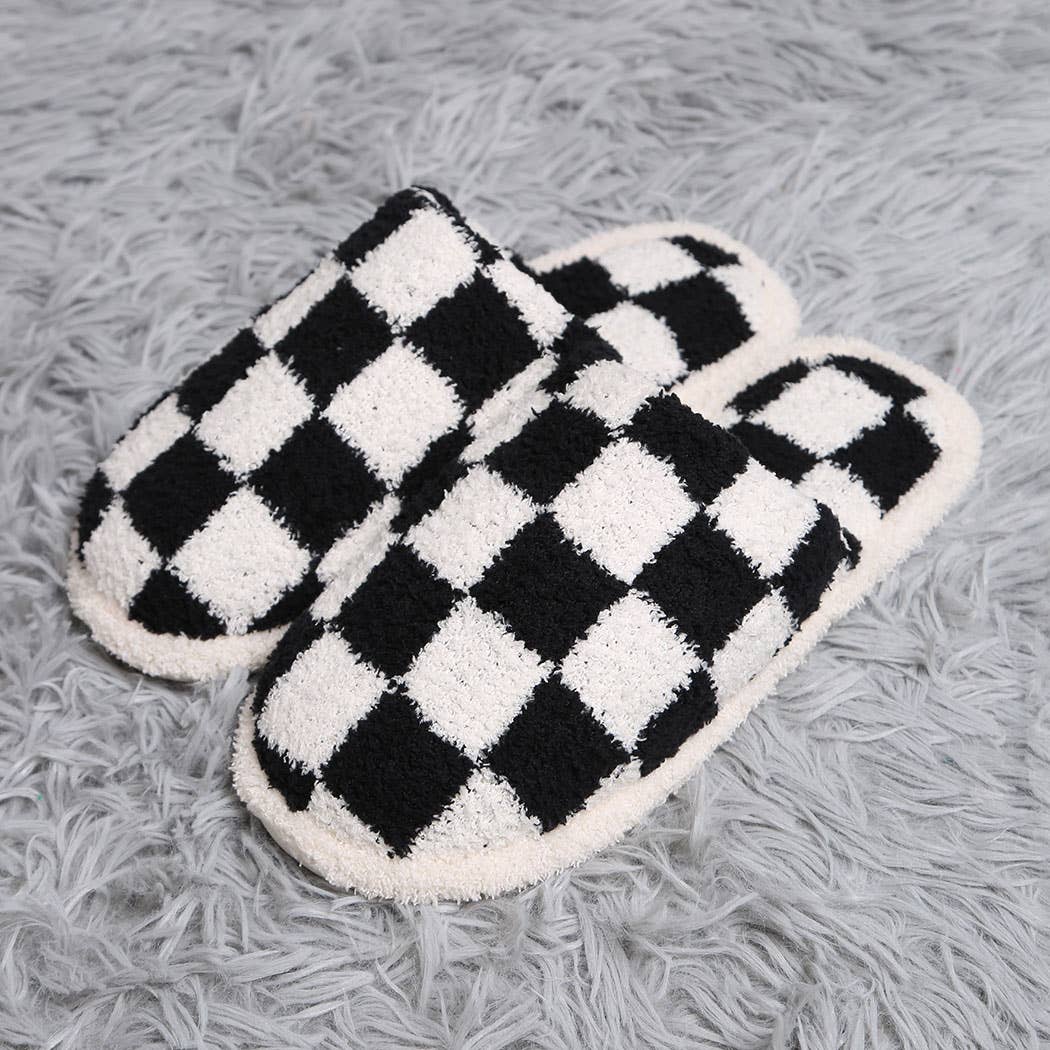 Checkerboard Slippers