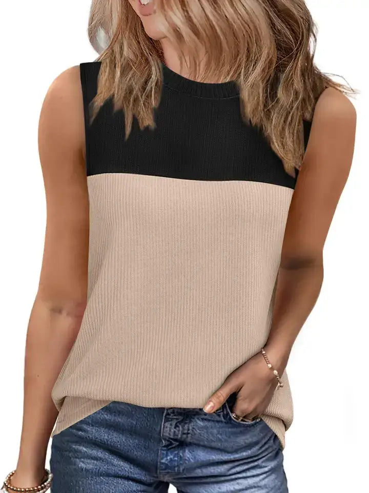 Sleeveless Knit Top