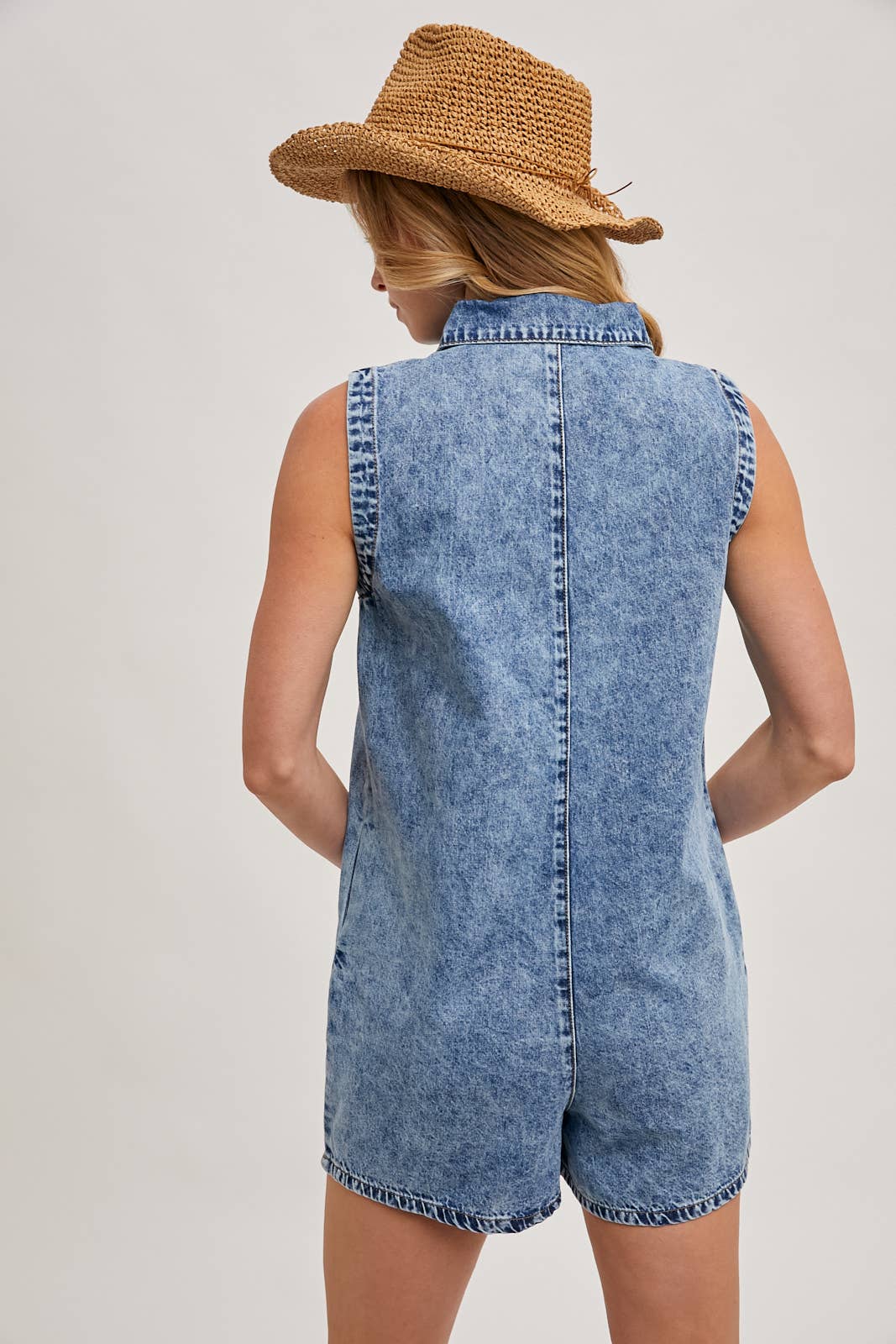 Dutton Denim Romper