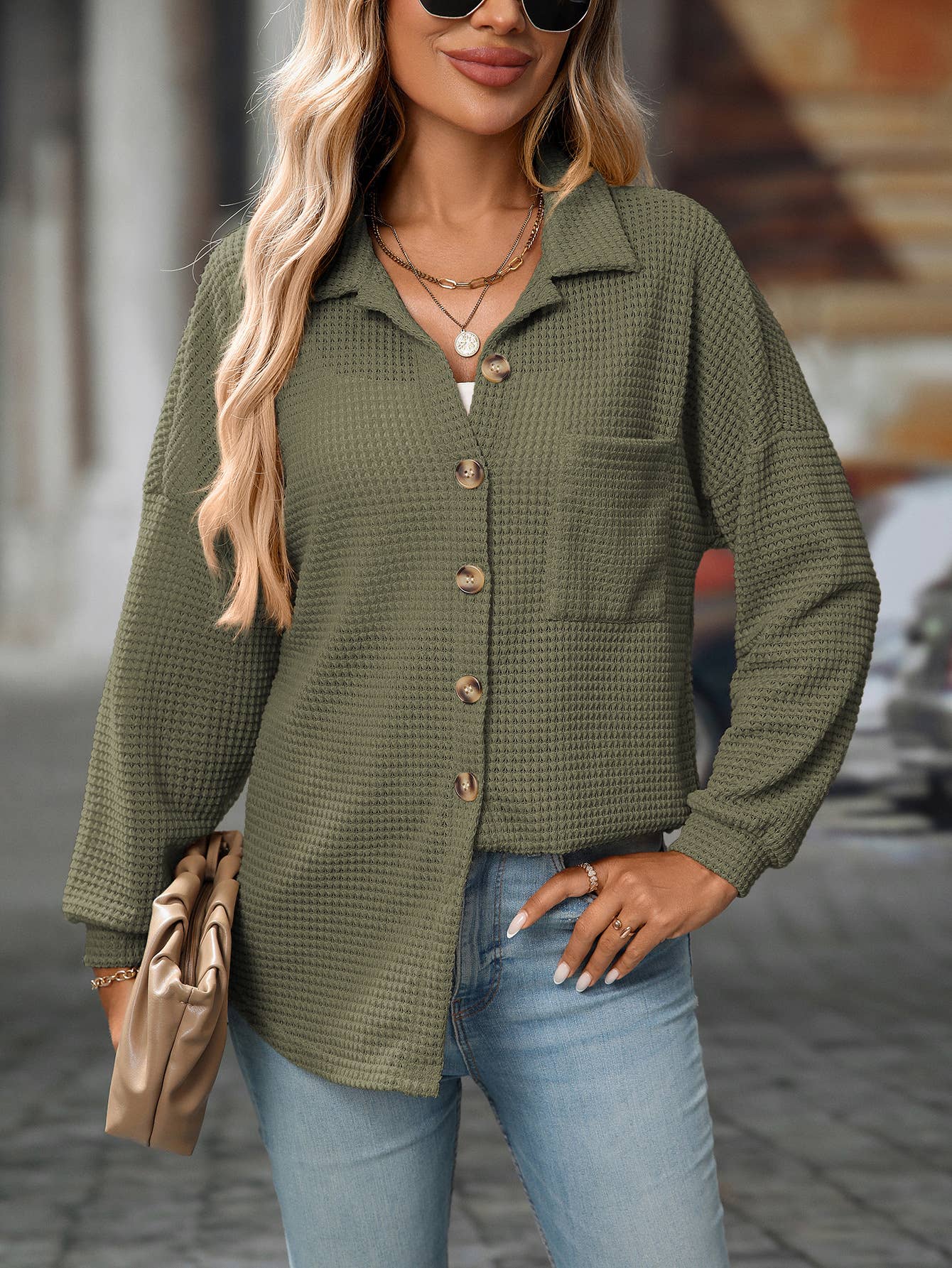 Marlowe Waffle Shirt