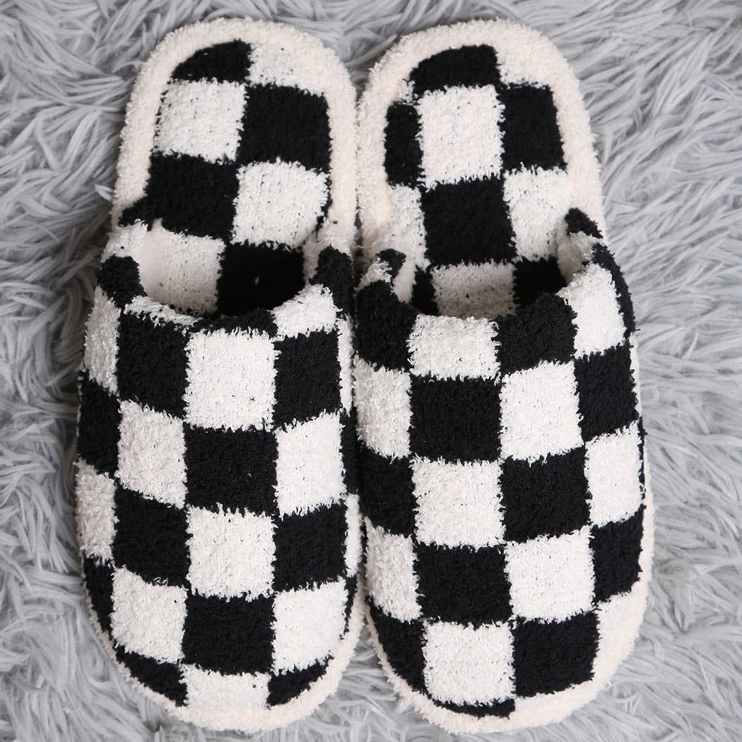 Checkerboard Slippers