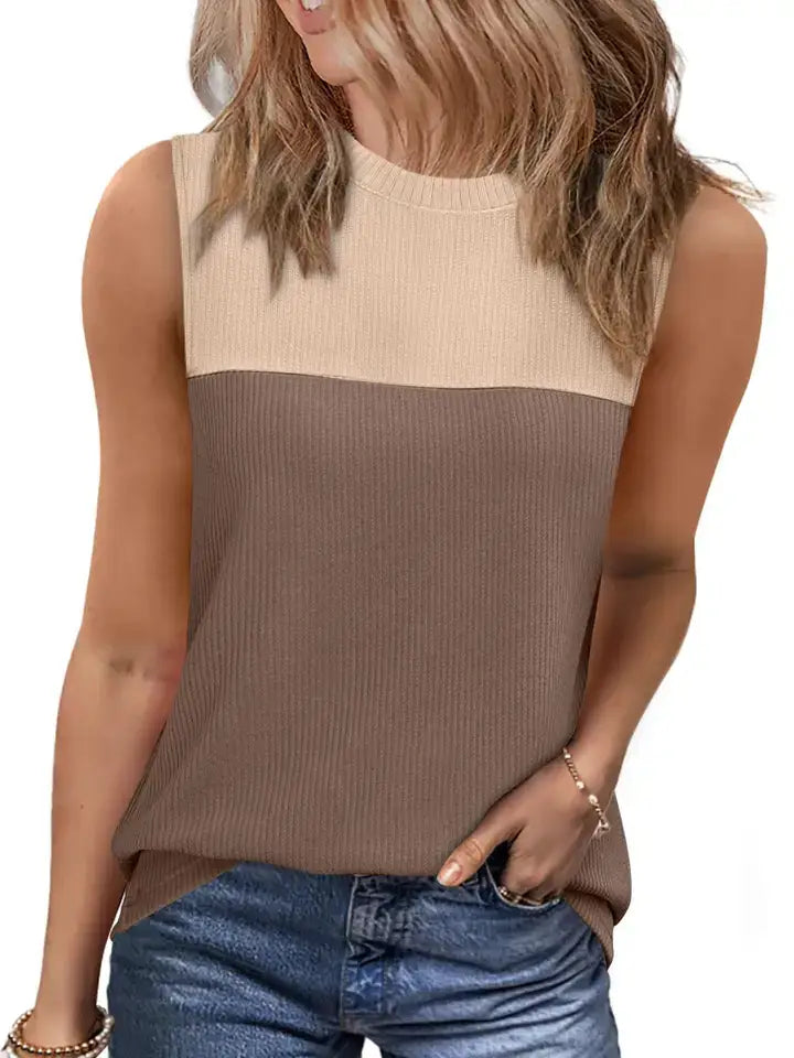 Sleeveless Knit Top