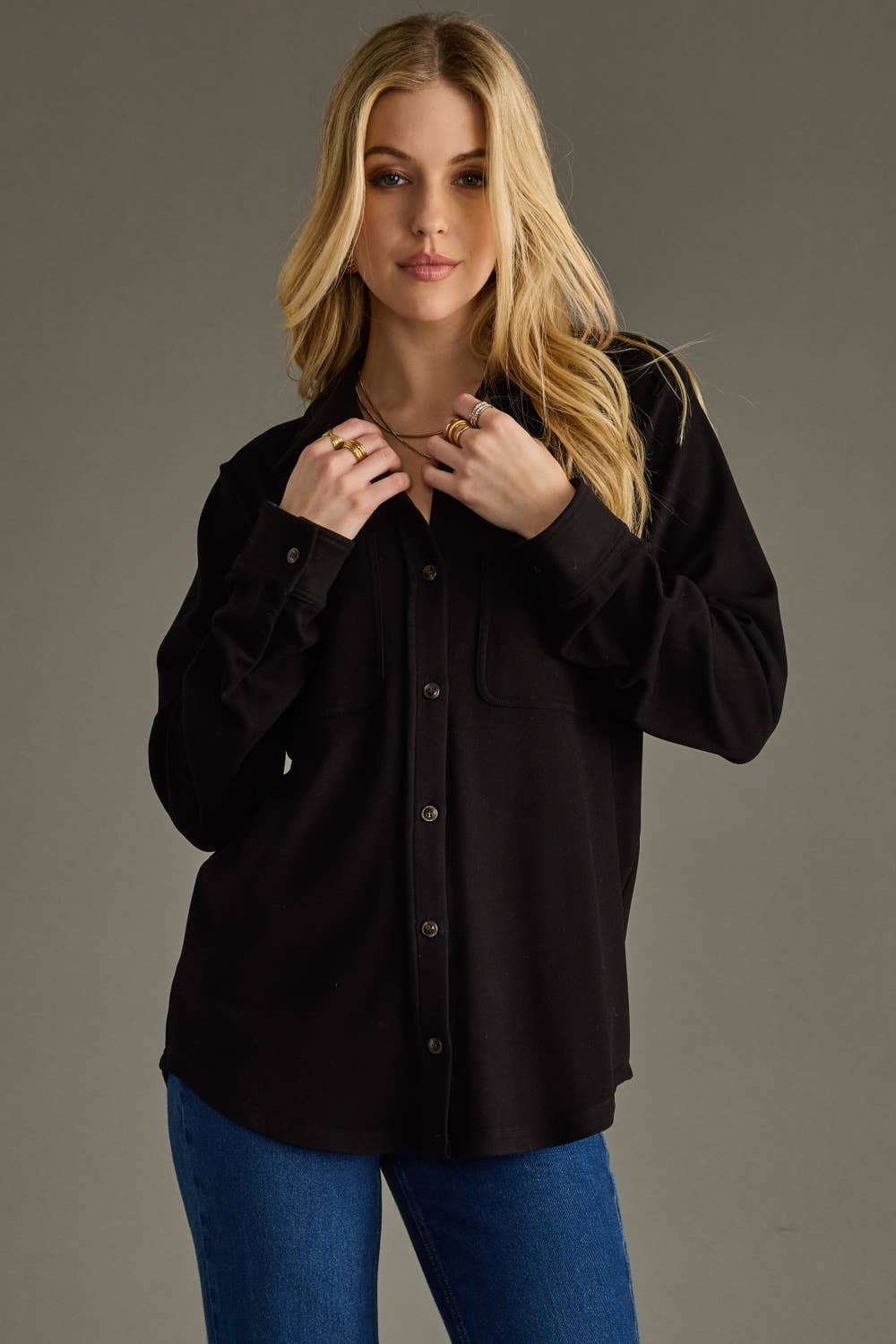 Soft Button Up