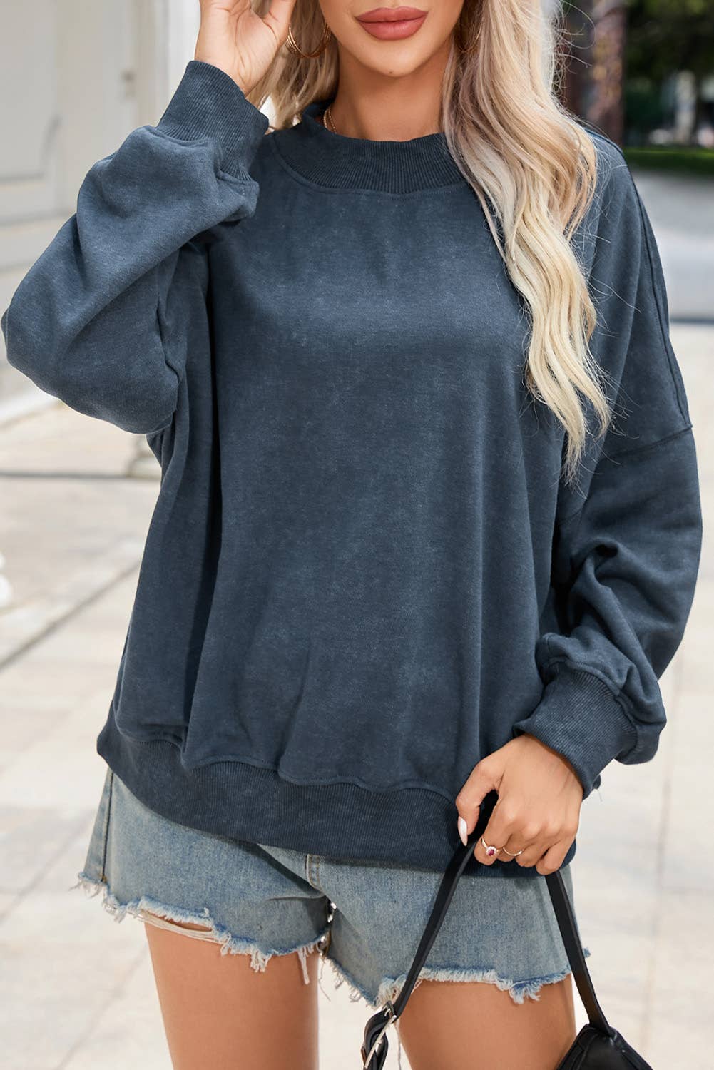 Drop Shoulder Pullover