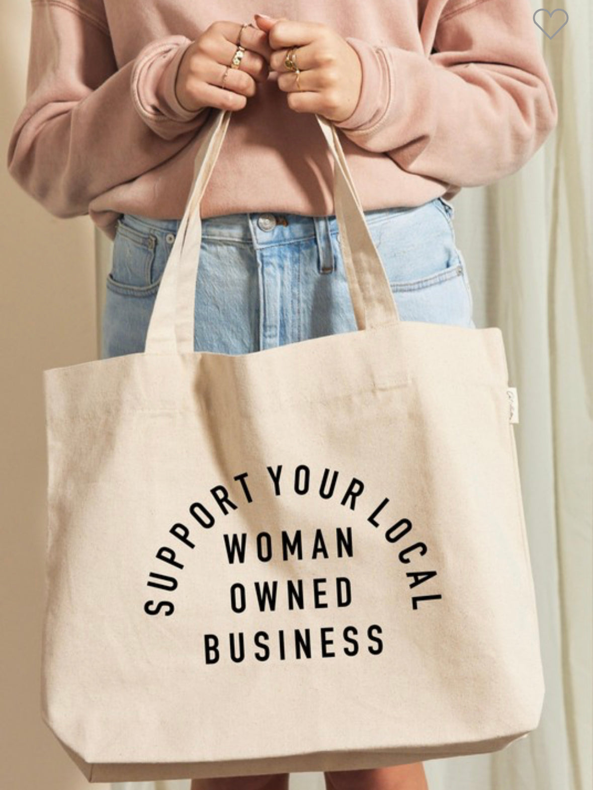 Support your local canvas bag