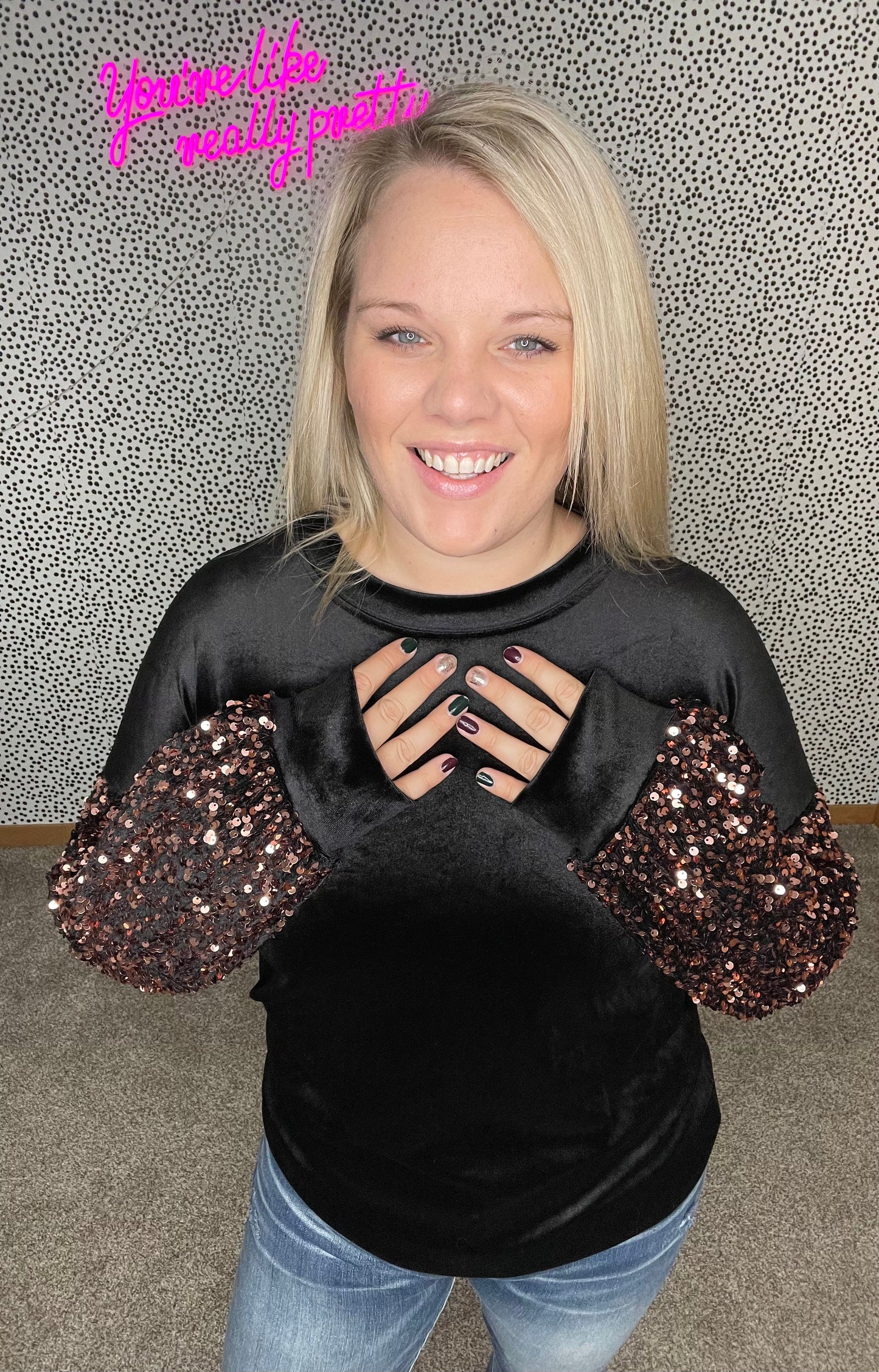 Katy Sequin Top