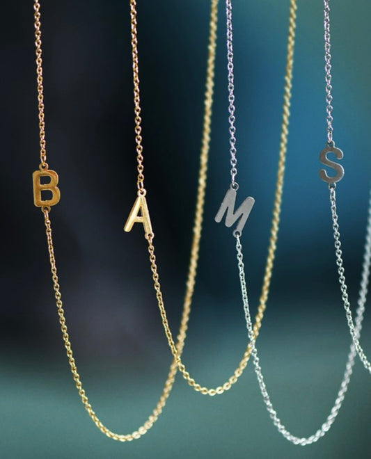 Gold Initial Necklace