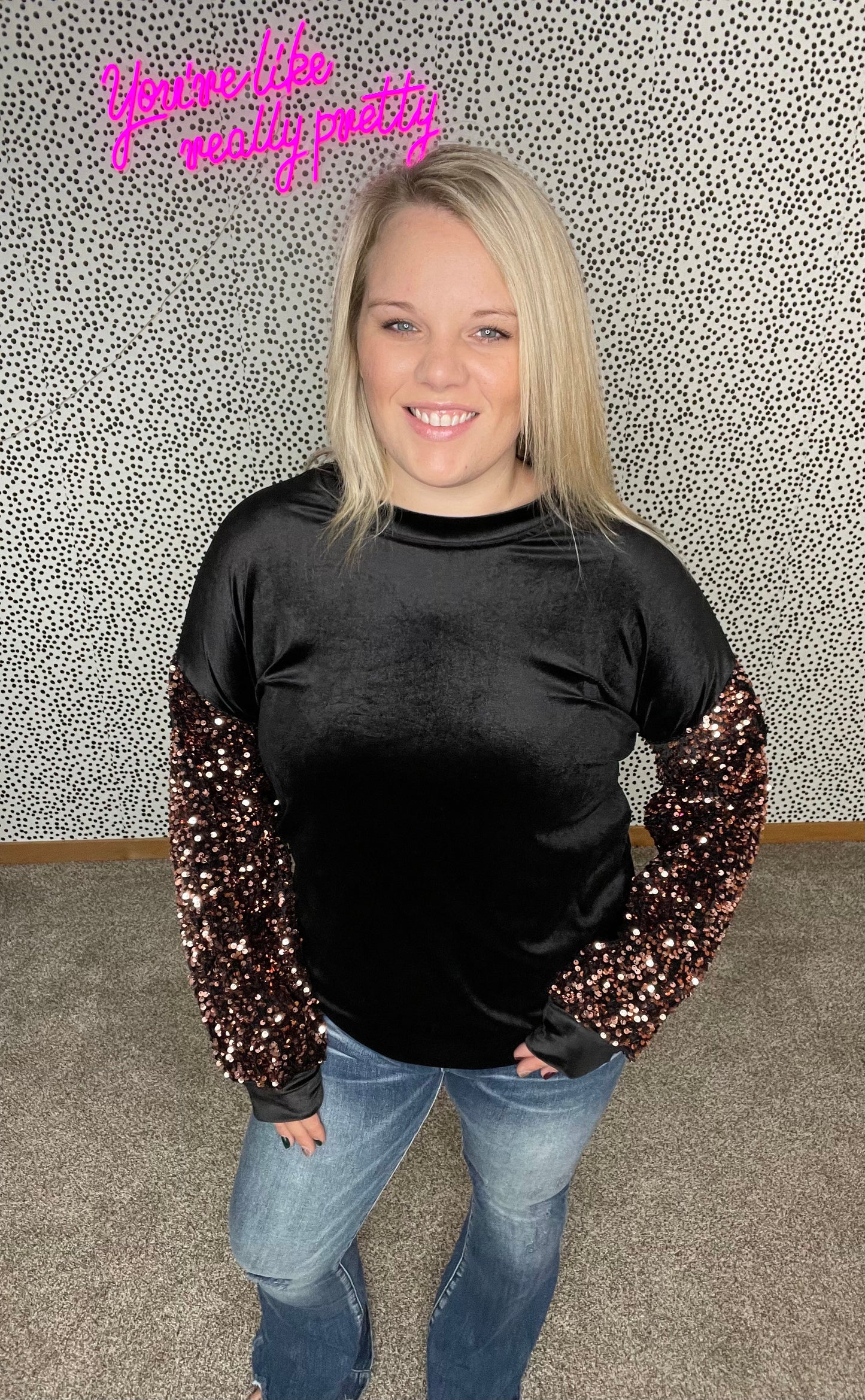 Katy Sequin Top